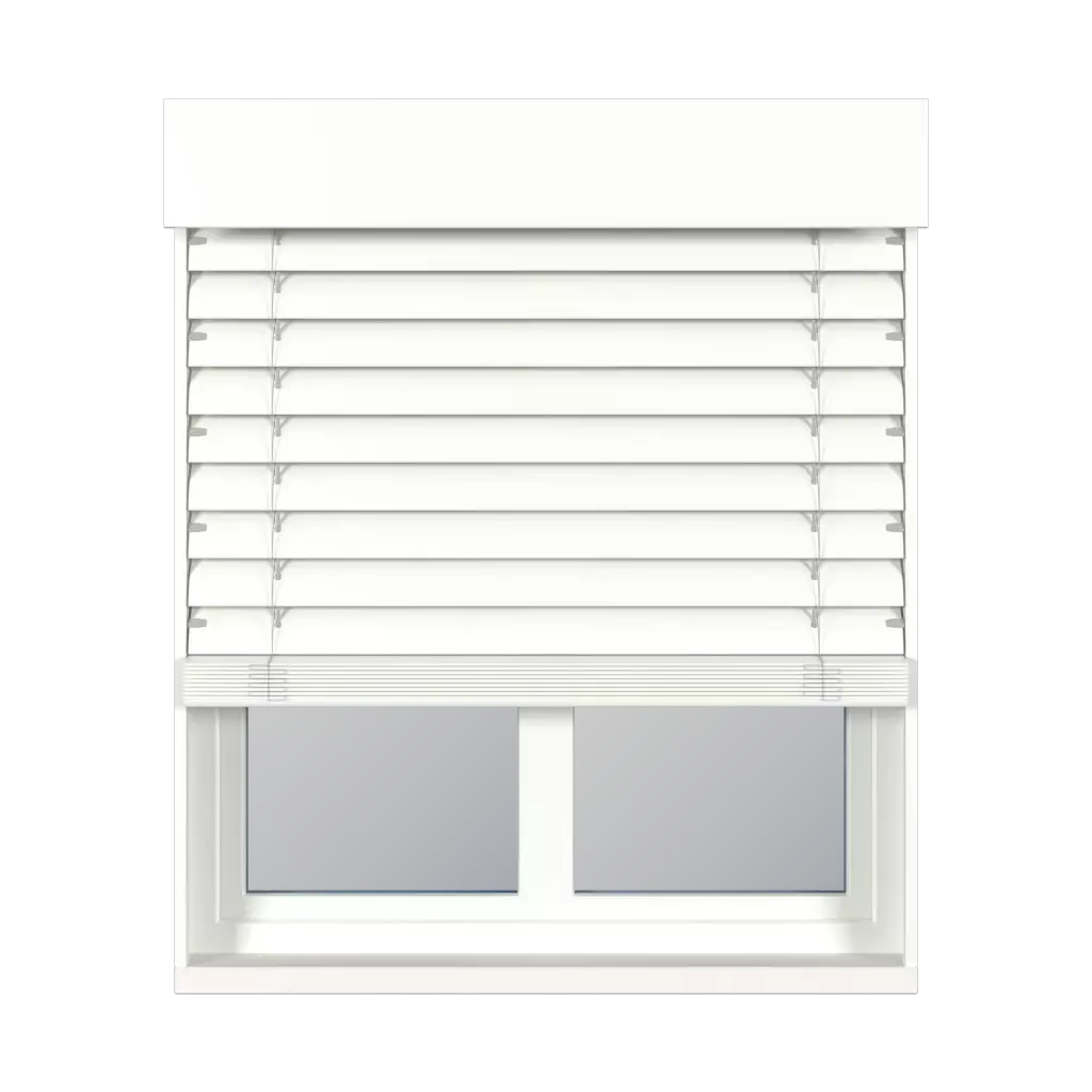 Ultra white RAL 9016 products facade-blinds    
