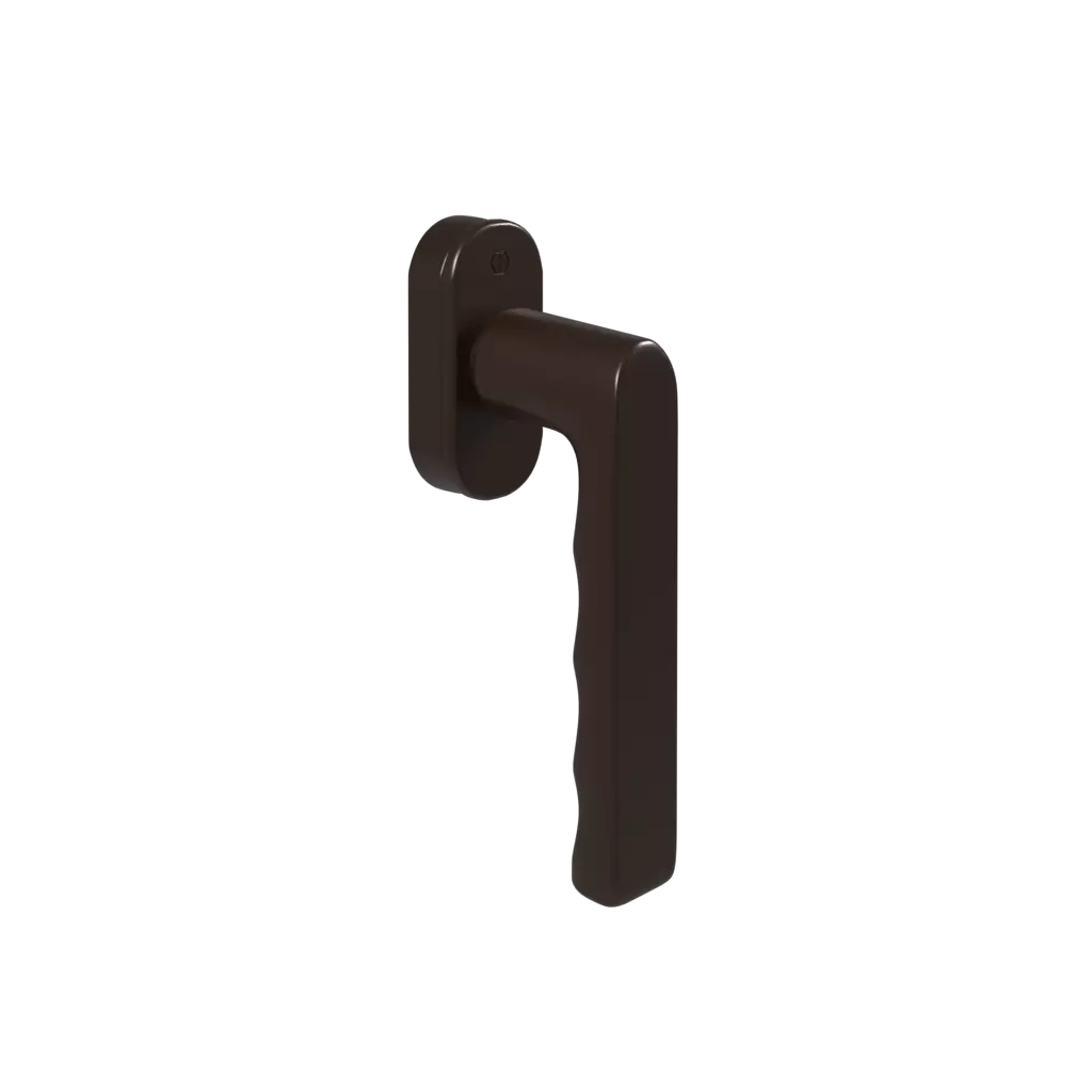 Standard handle Hamburg brown products wooden-windows    