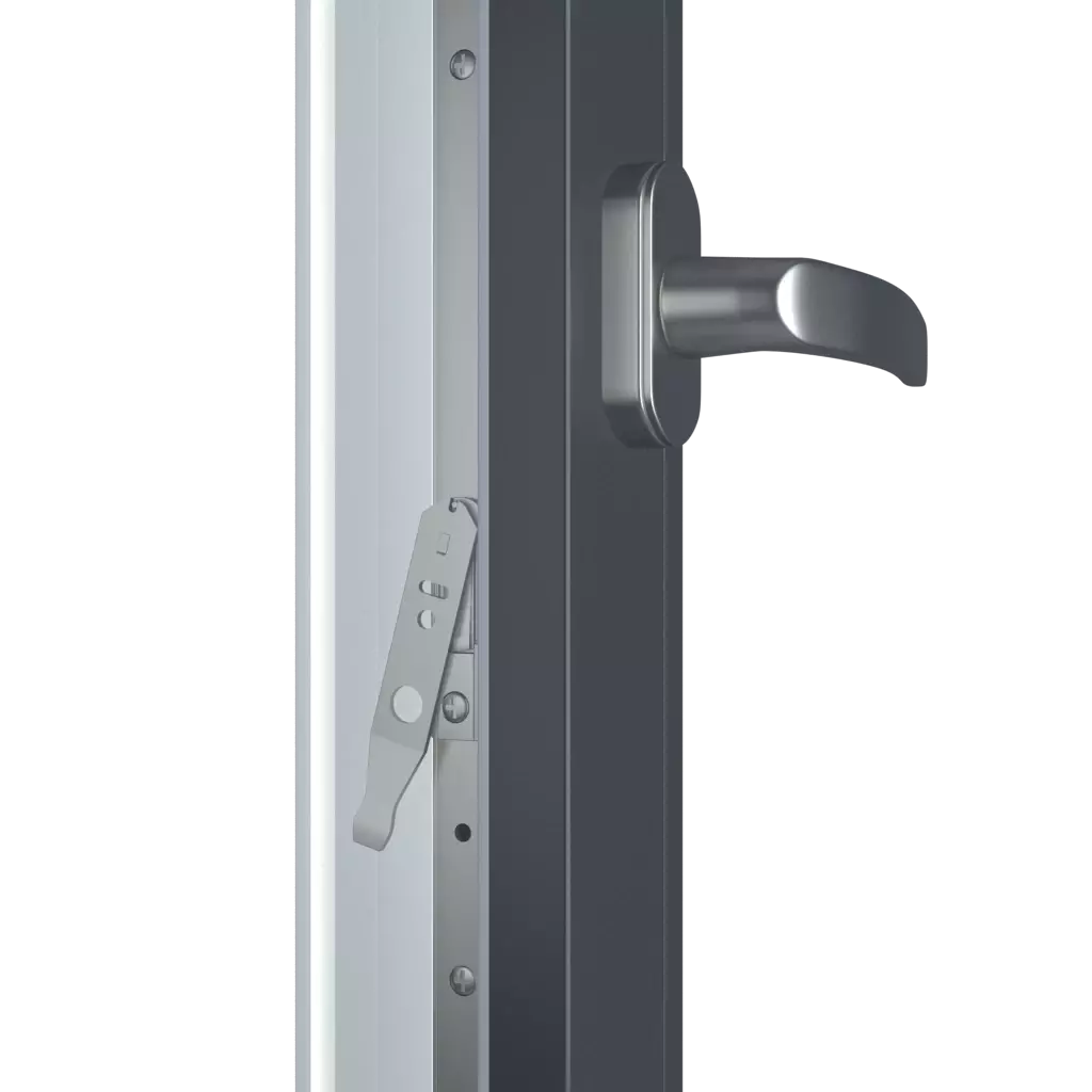 Blockade of incorrect position of the handle windows window-accessories sills external 