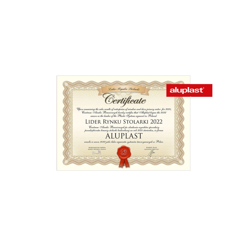 Woodwork Market Leader certificates woodwork-market-leader    