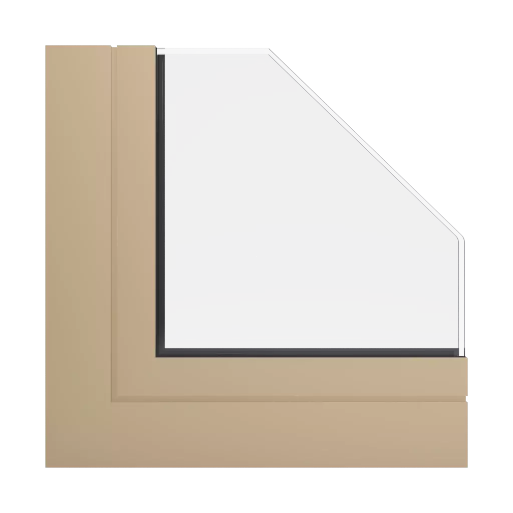 RAL 1001 Beige windows window-profiles ponzio pe78n