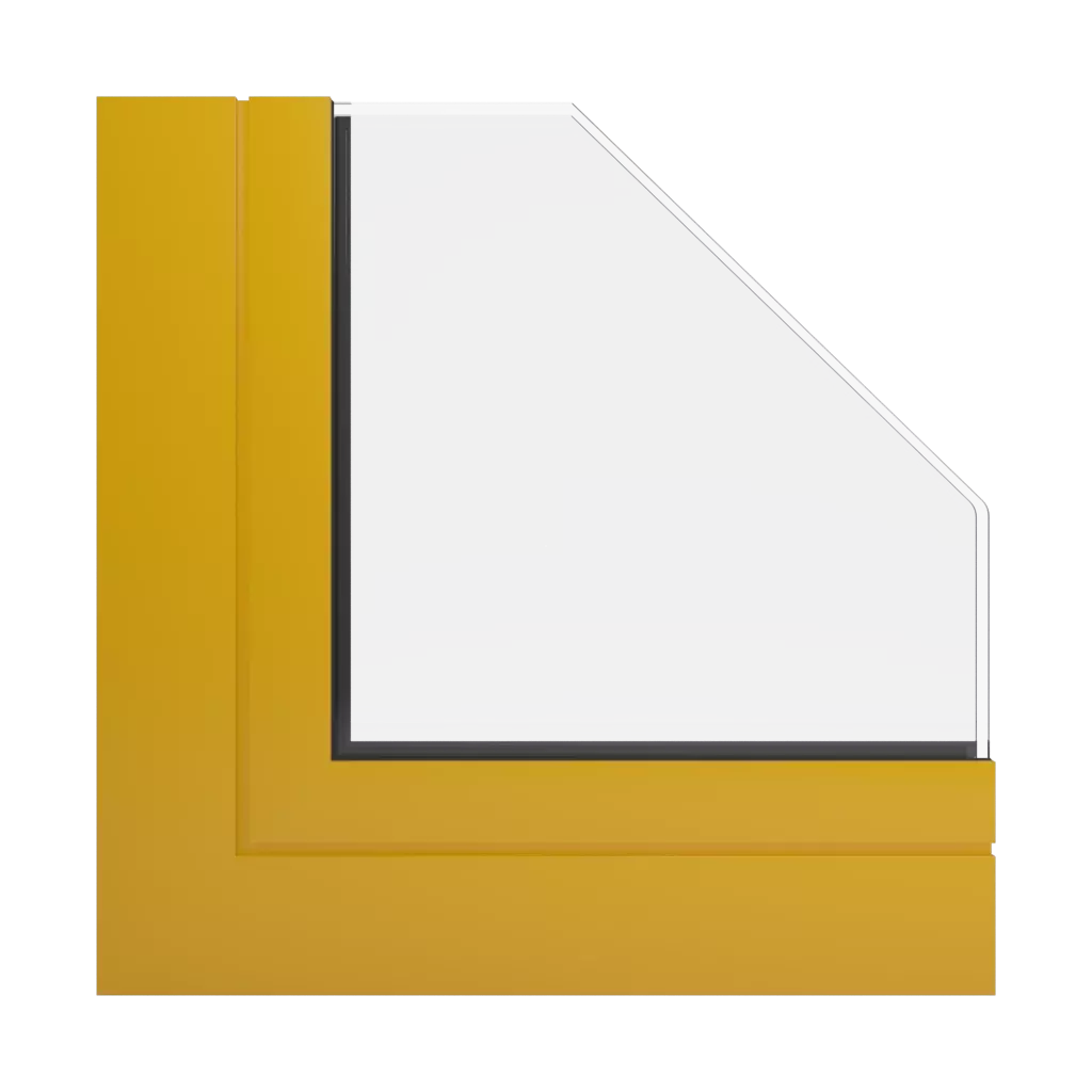 RAL 1004 Honey yellow windows window-color kommerling-colors   