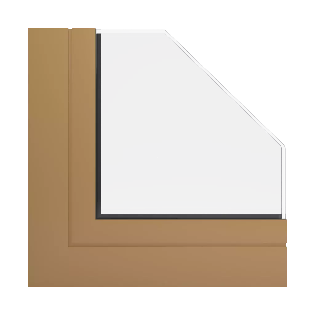 RAL 1011 Brown beige windows window-profiles ponzio pe78n