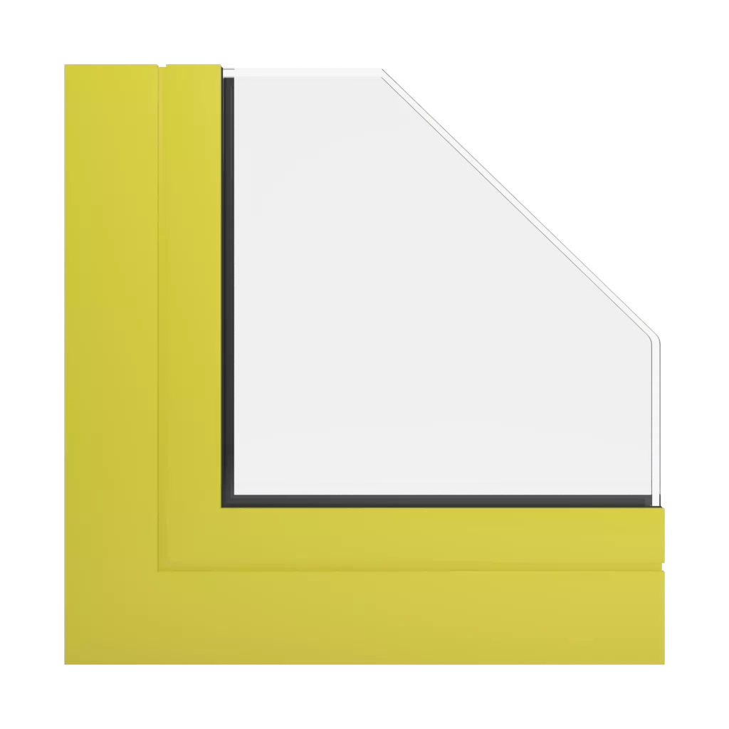 RAL 1016 Sulfur yellow products aluminum-windows    