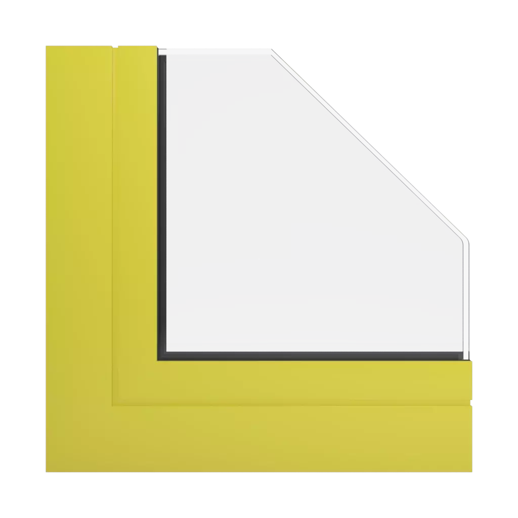 RAL 1016 Sulfur yellow windows window-color ponzio-colors 