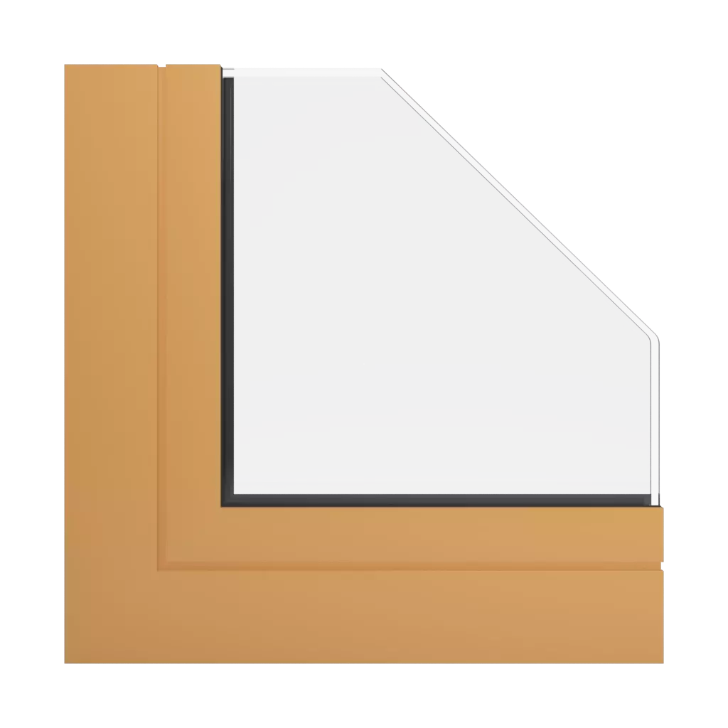 RAL 1034 Pastel yellow windows window-profiles ponzio pe78n