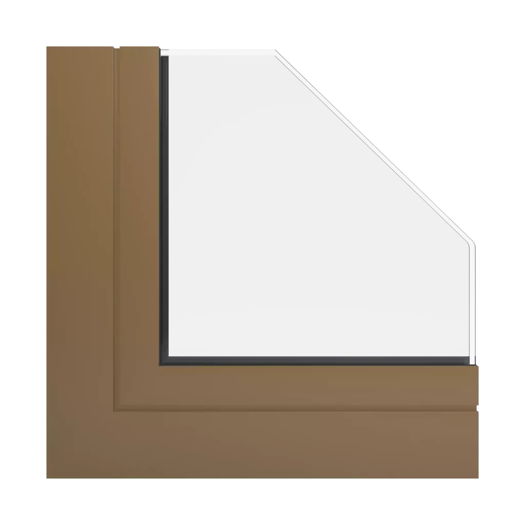 RAL 1036 Pearl gold windows window-color ponzio-colors 