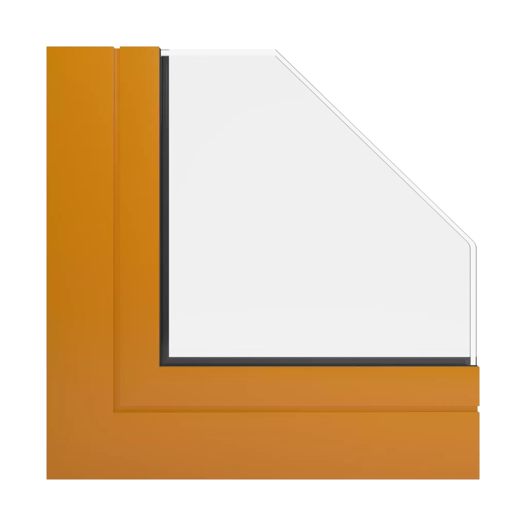 RAL 2000 Yellow orange windows window-profiles aluprof mb-skyline