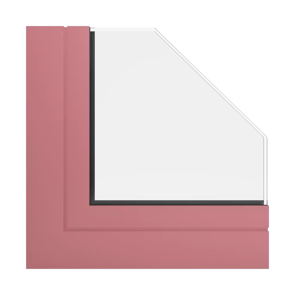 RAL 3014 Antique pink windows window-profiles ponzio pe96