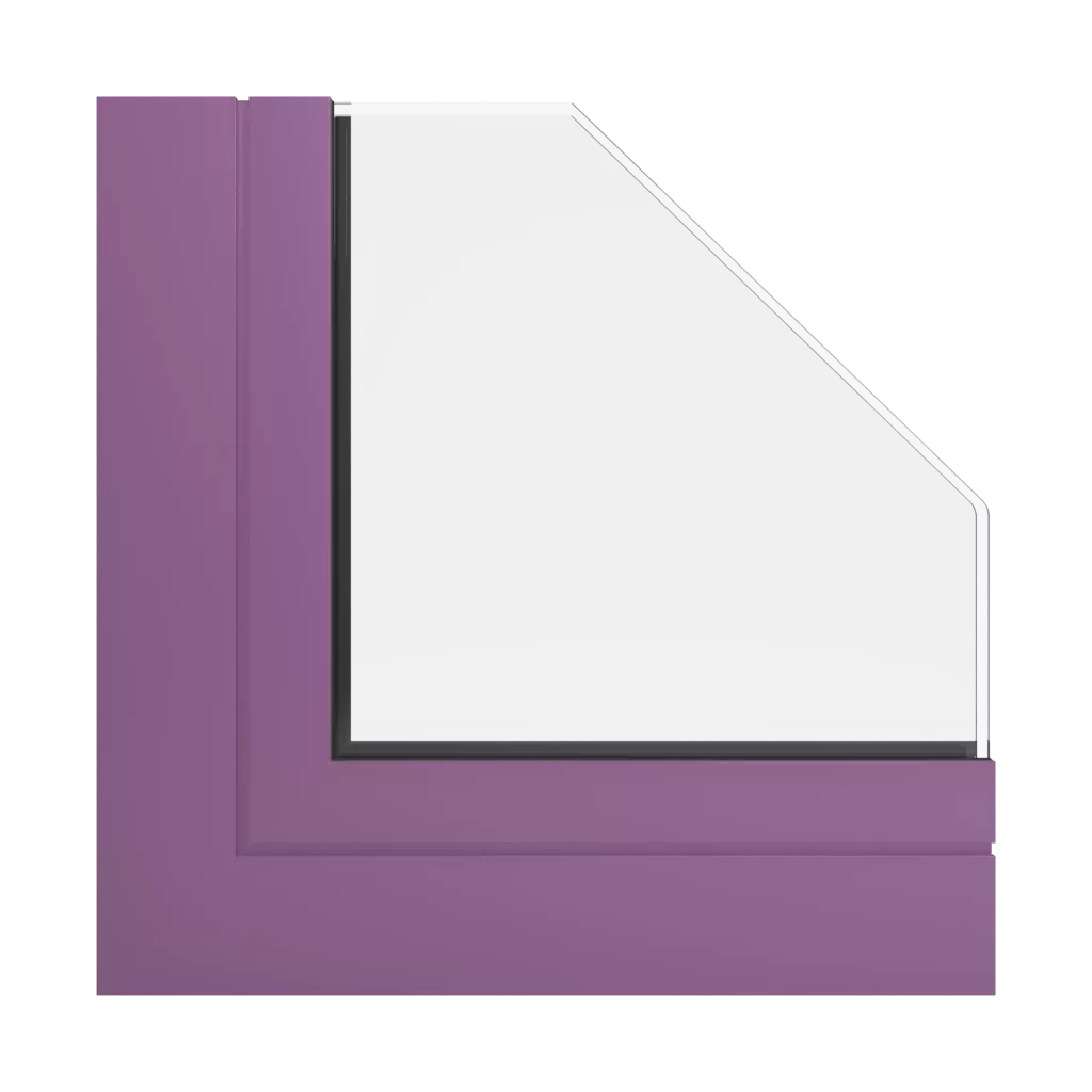 RAL 4001 Red lilac windows window-profiles ponzio pe96