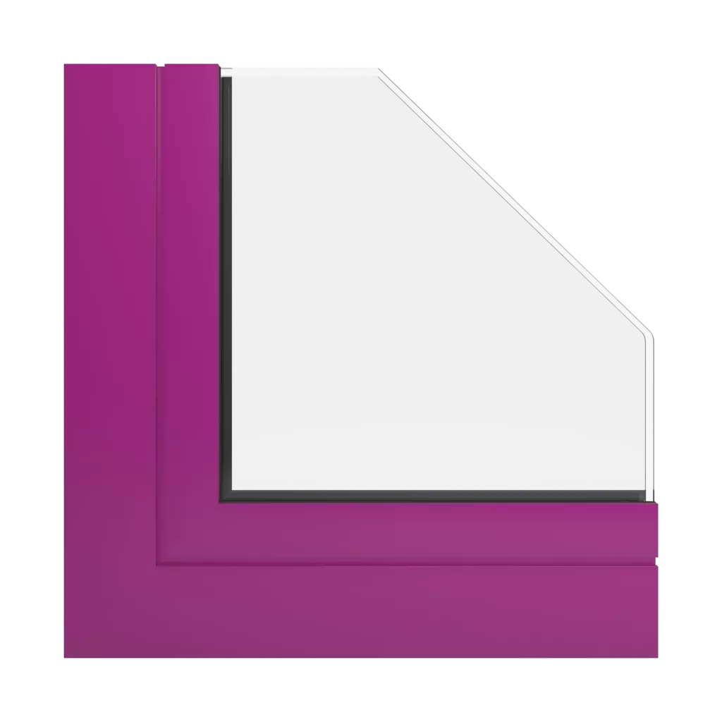 RAL 4006 Traffic purple windows window-profiles ponzio pe78n