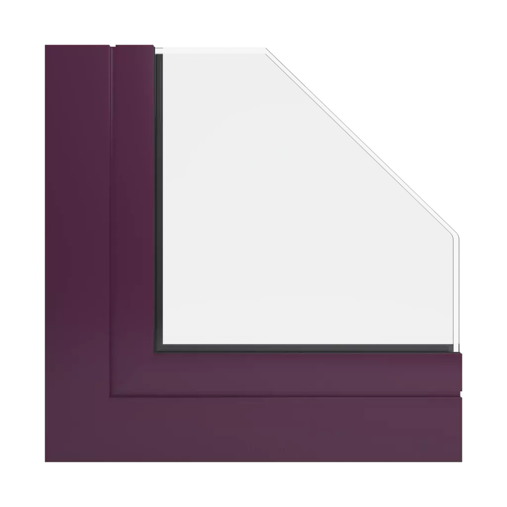 RAL 4007 Purple violet windows window-color aluminum-ral   