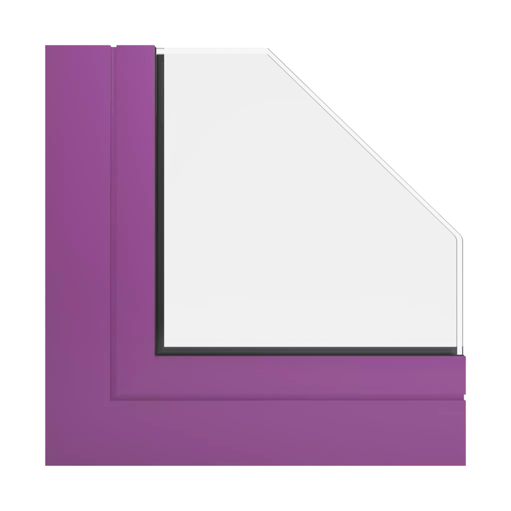 RAL 4008 Signal violet windows window-profiles aliplast panorama