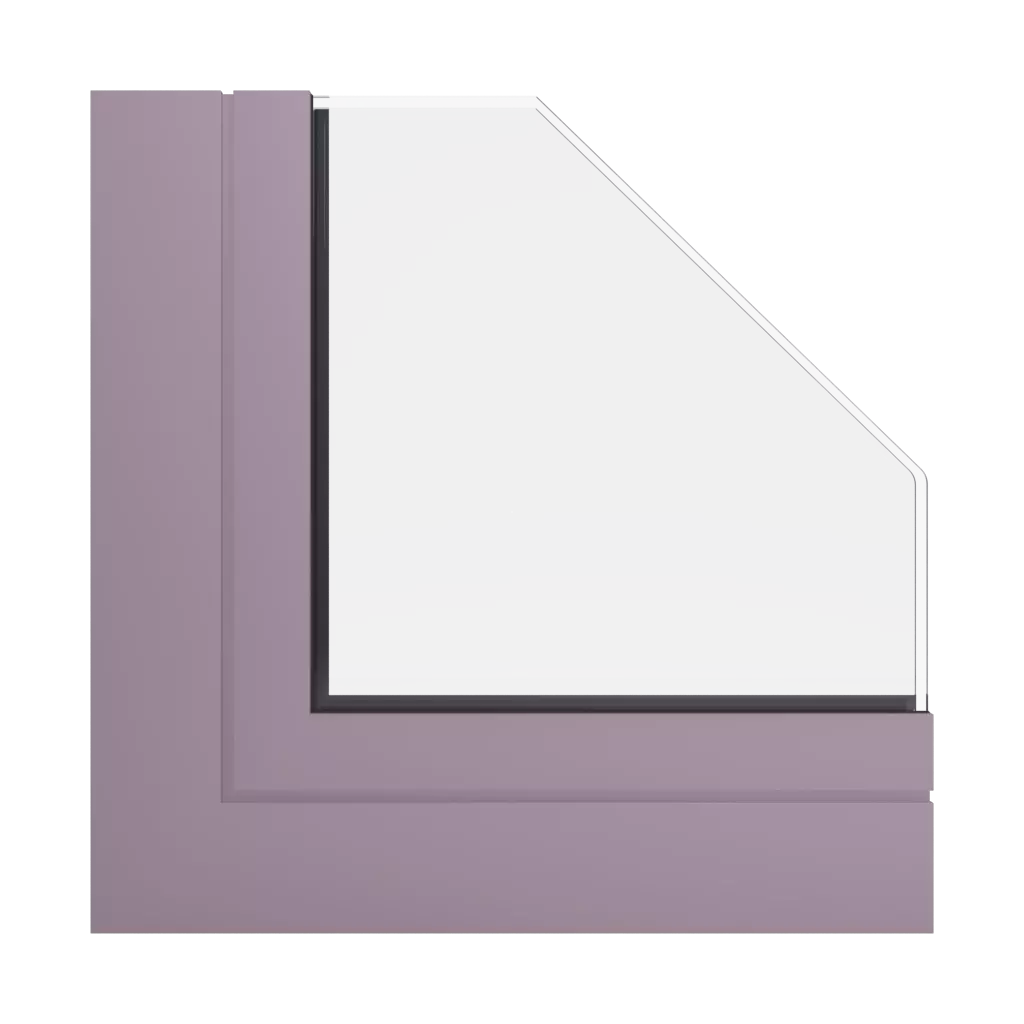 RAL 4009 Pastel violet windows window-profiles aluprof mb-60e-ei