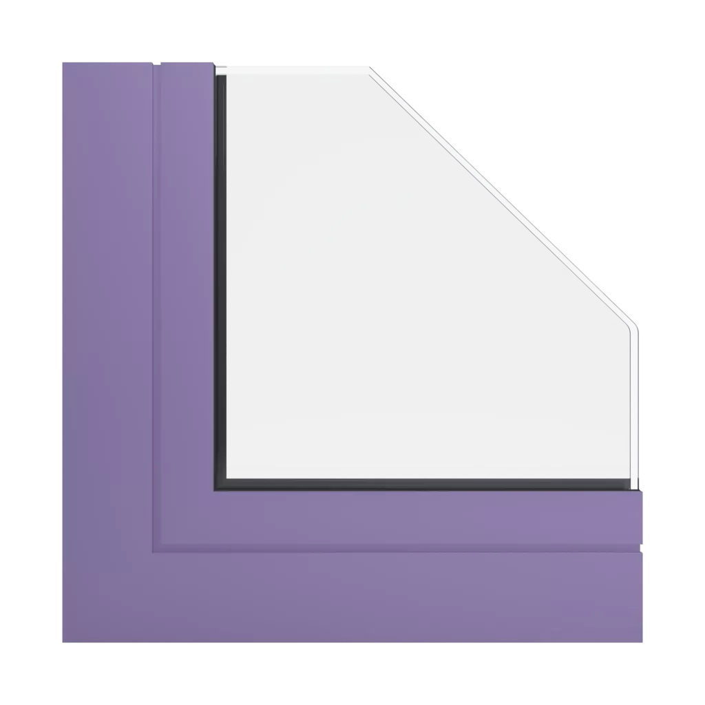 RAL 4011 Pearl violet products facade-windows    