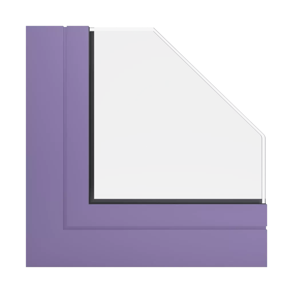 RAL 4011 Pearl violet windows window-profiles aliplast superial-and