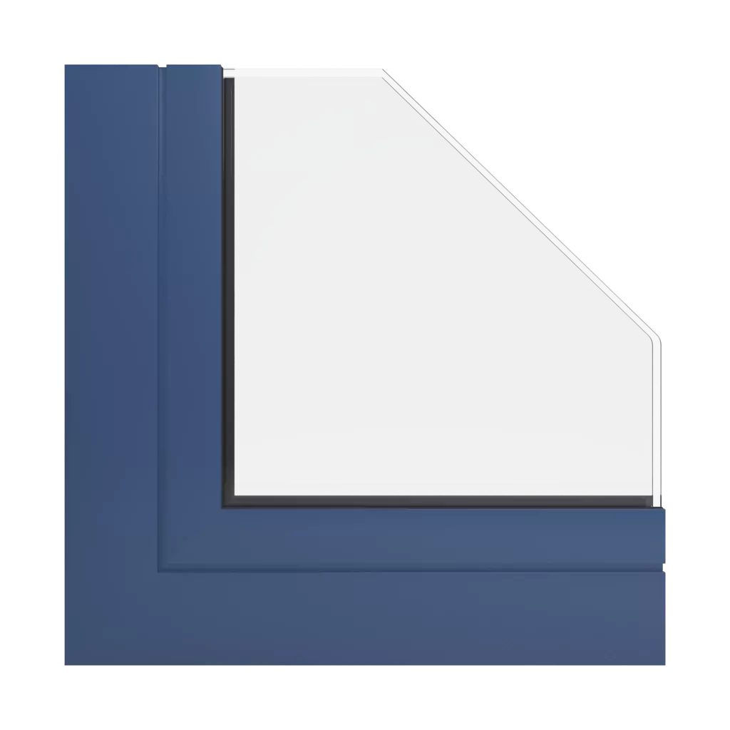 RAL 5000 Violet blue windows window-color ponzio-colors 