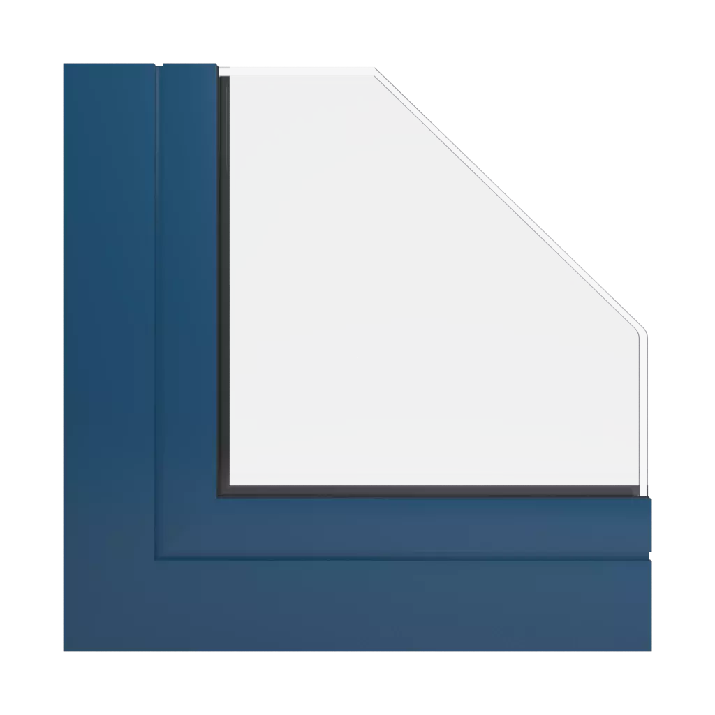 RAL 5001 Green blue windows window-color ponzio-colors 