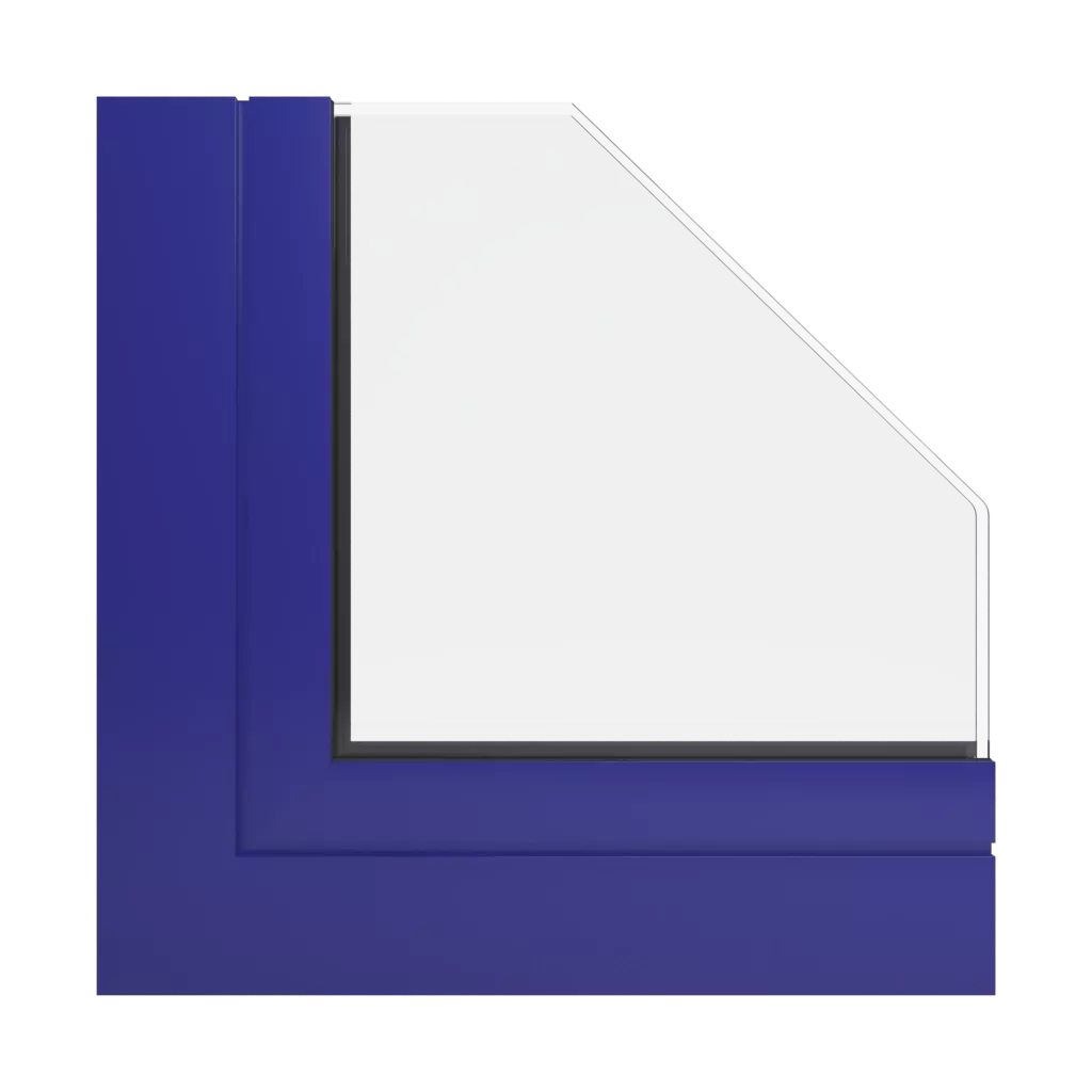 RAL 5002 Ultramarine blue windows window-color ponzio-colors 