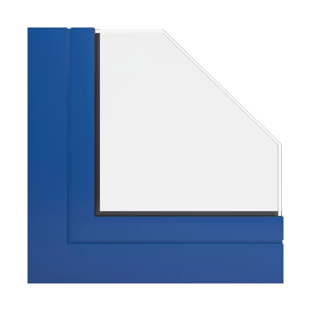 RAL 5005 Signal blue windows window-profiles ponzio pe78n