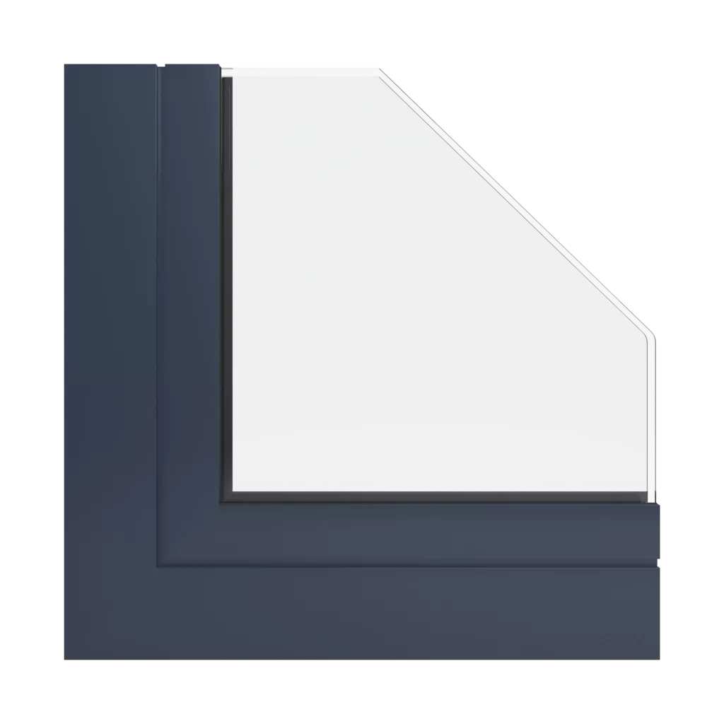 RAL 5008 Grey blue products folding-windows    