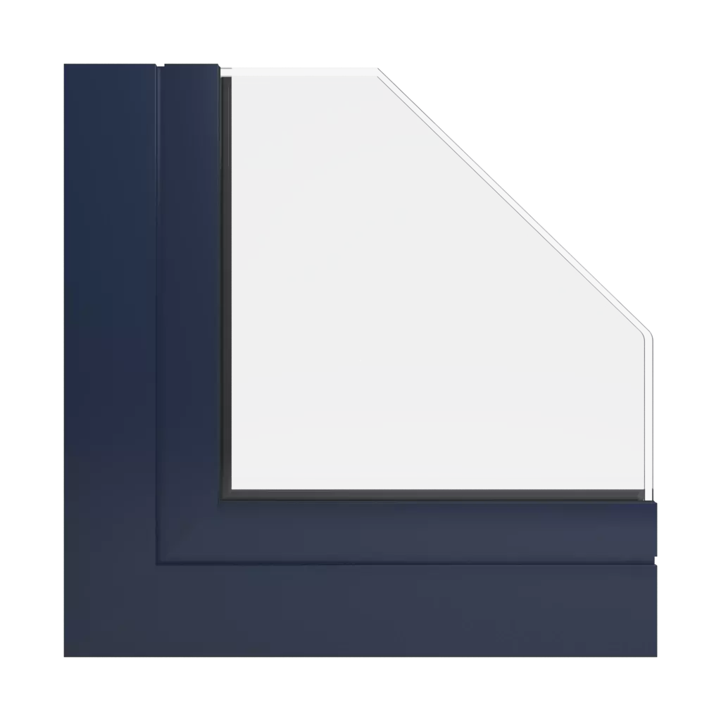 RAL 5011 Steel blue windows window-profiles aluprof mb-60e-ei