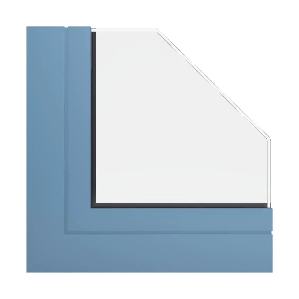 RAL 5024 Pastel blue windows window-profiles aliplast mc-glass