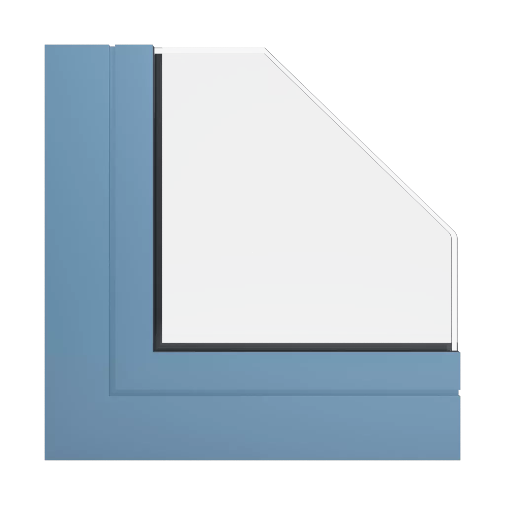 RAL 5024 Pastel blue windows window-color ponzio-colors 