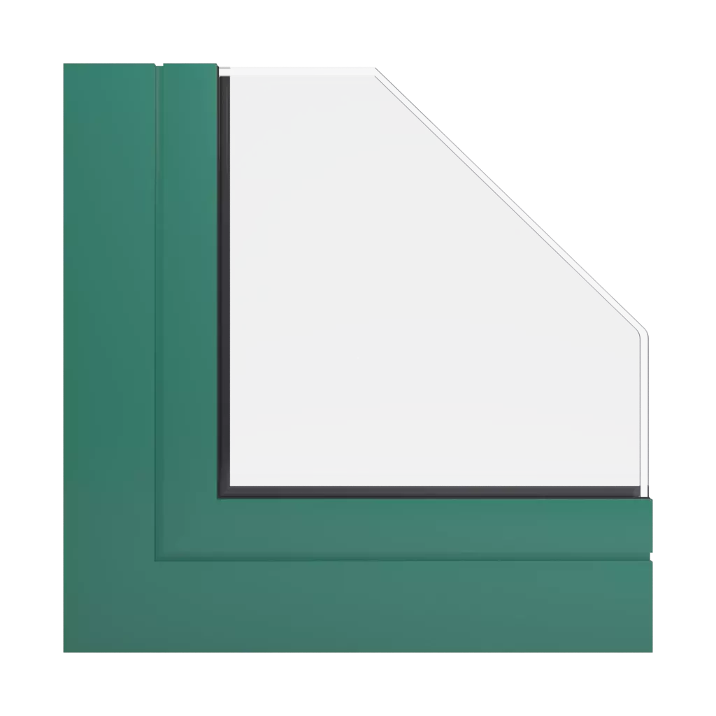 RAL 6000 Patina green products window-packages aluminum-standard-plus   