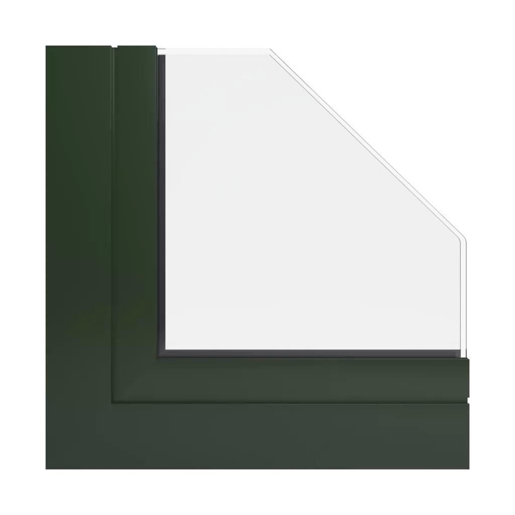 RAL 6007 Bottle green windows window-color aluminum-ral   