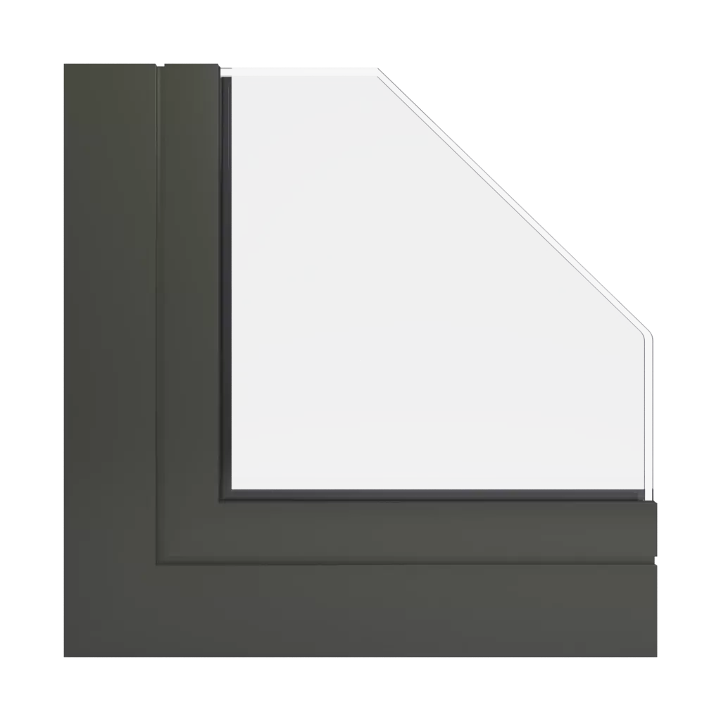 RAL 6014 Yellow olive windows window-profiles aluprof mb-sr50n-ei