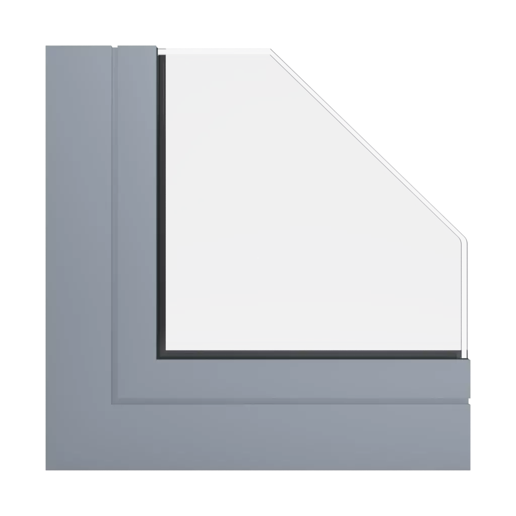 RAL 7004 Signal grey windows window-profiles ponzio pe68-hi