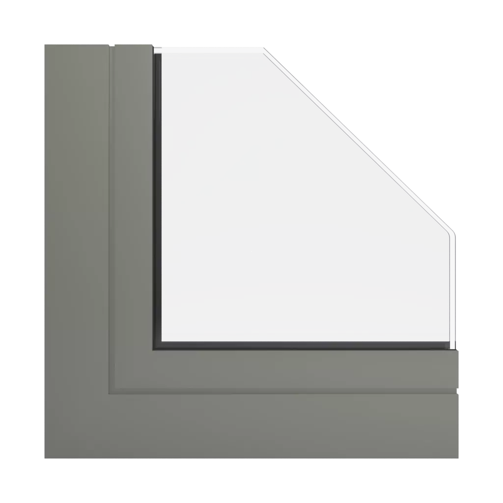 RAL 7002 Olive grey windows window-color aliplast-colors 