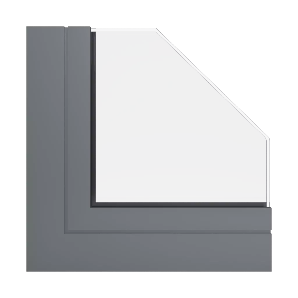RAL 7005 Mouse Gray windows window-profiles aluprof mb-skyline