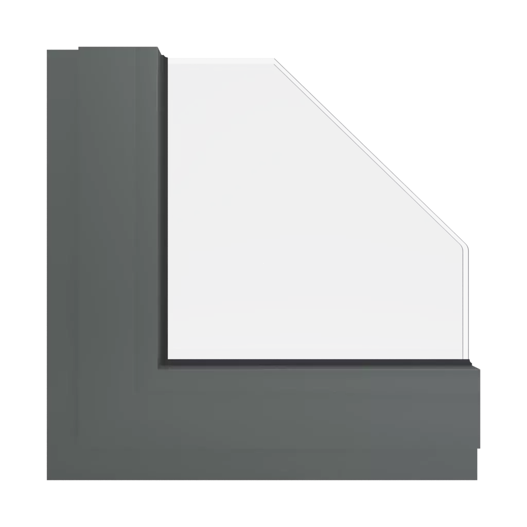 RAL 7010 Tarpaulin grey windows window-color aluminum-ral ral-7010-tarpaulin-grey interior