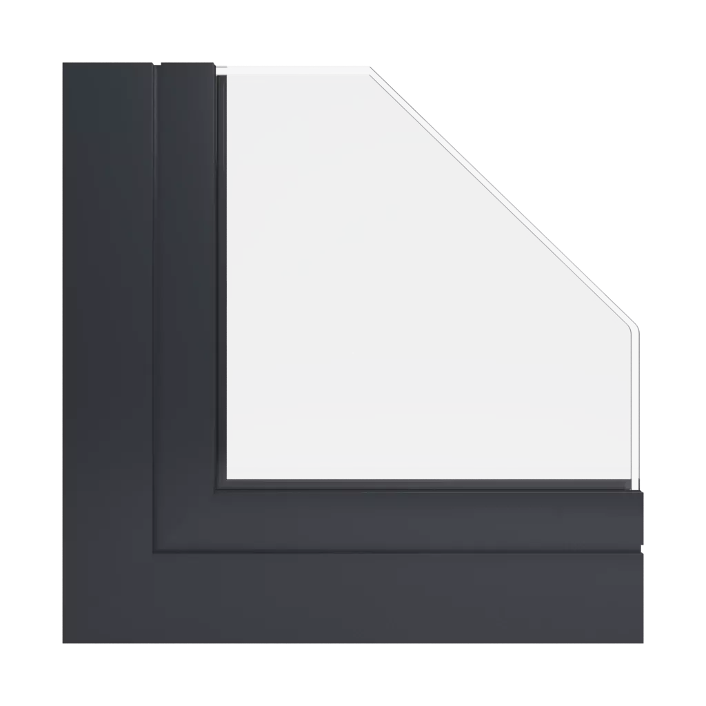 RAL 7021 Black grey windows window-color aluminum-ral ral-7021-black-grey