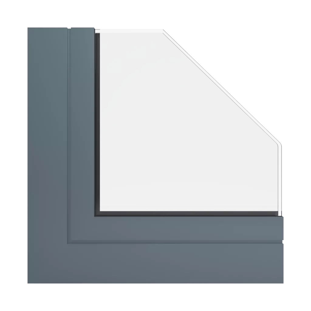 RAL 7031 Blue grey windows window-profiles aluprof mb-sr50n-ei