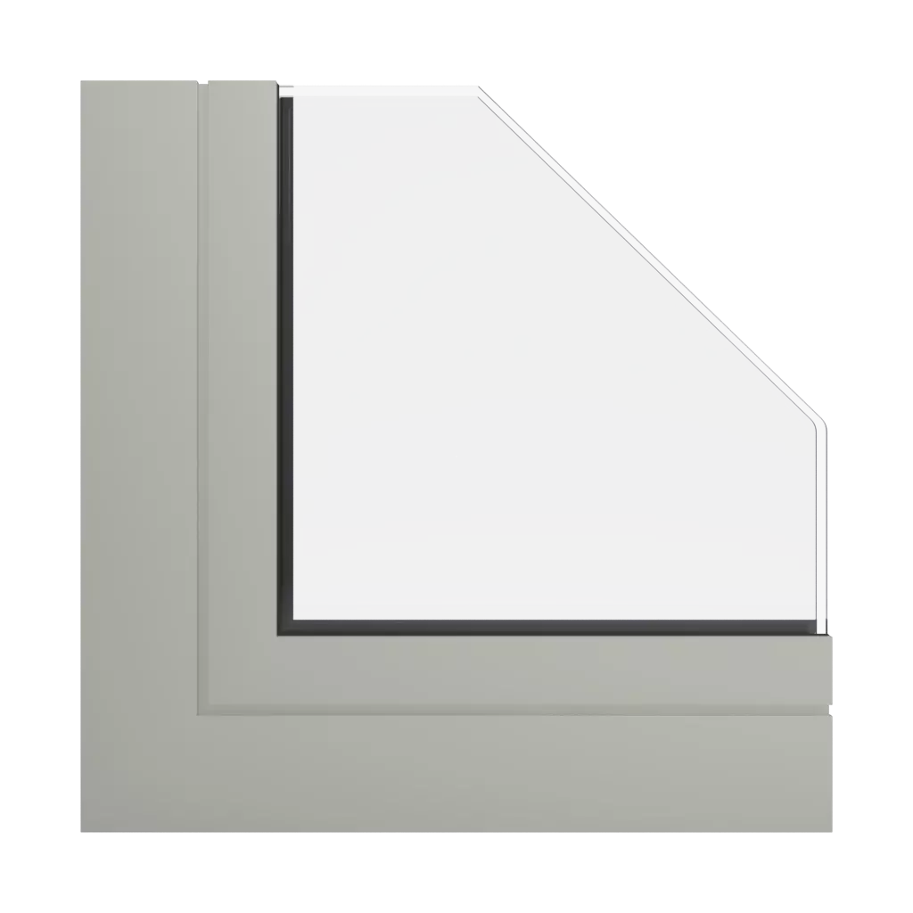 RAL 7032 Pebble grey windows window-profiles aluprof mb-60e-ei