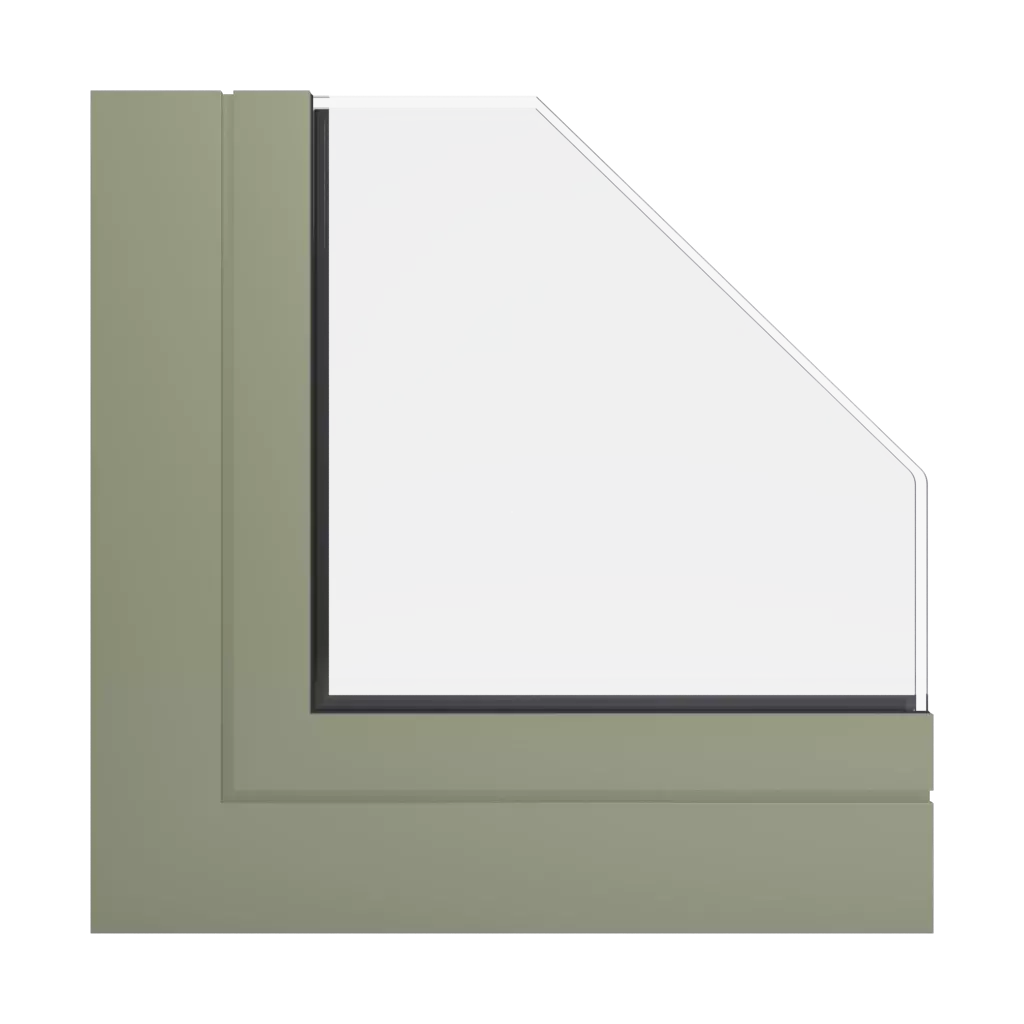 RAL 7034 Yellow grey windows window-profiles ponzio pe78n