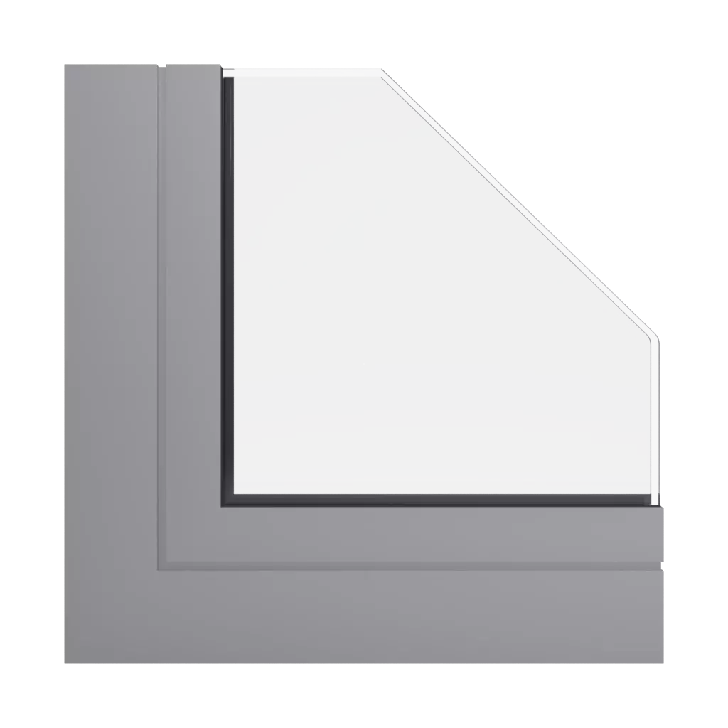 RAL 7036 Platinum grey windows window-profiles aliplast mc-glass