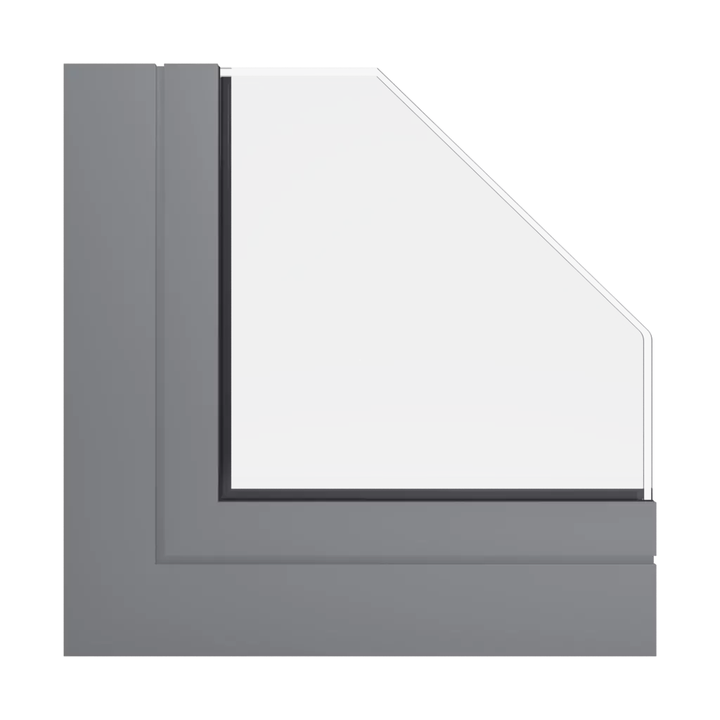 RAL 7037 Dusty grey windows window-color ponzio-colors 