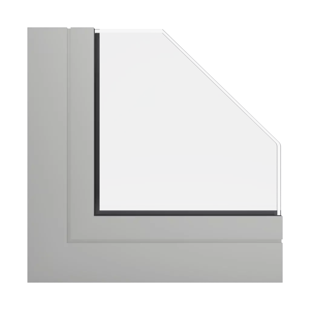 RAL 7044 Silk grey windows window-profiles aluprof mb-60e-ei