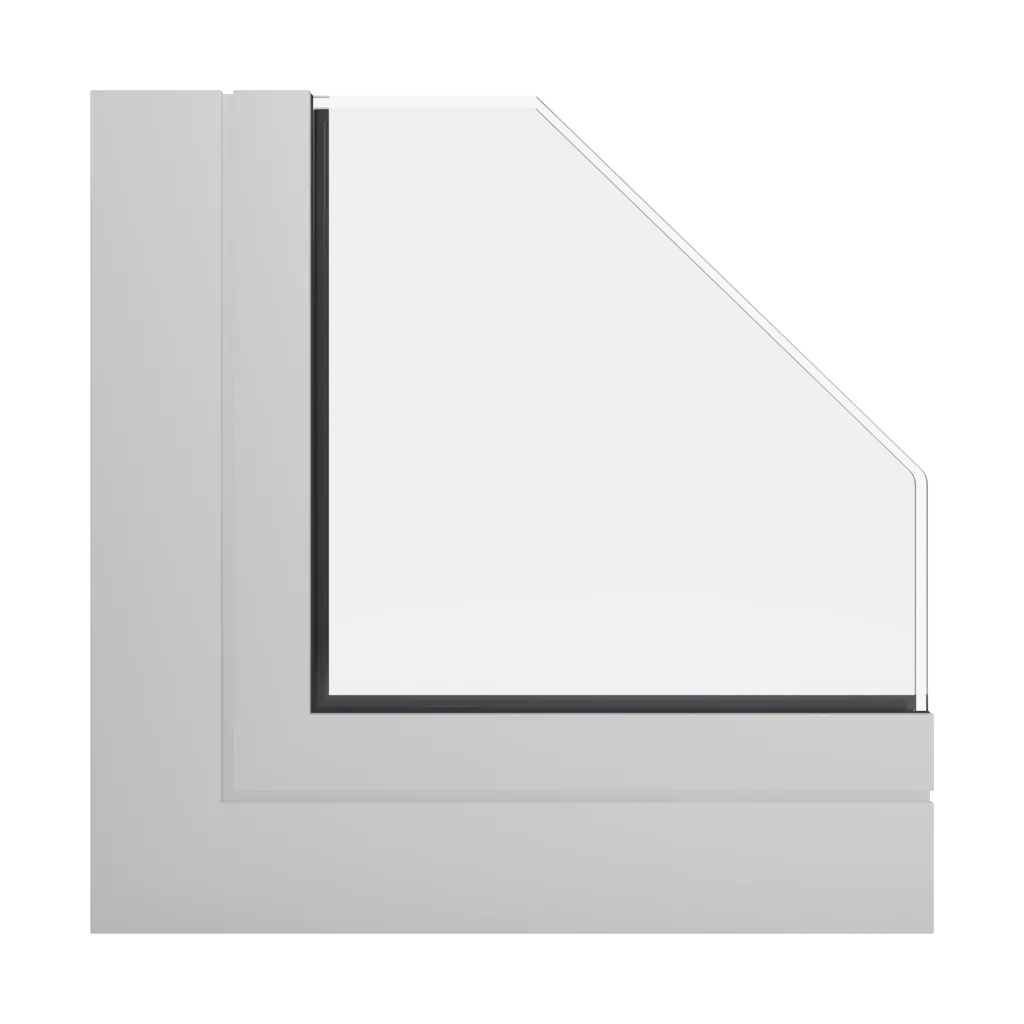 RAL 9002 Grey white windows window-profiles aluprof mb-skyline