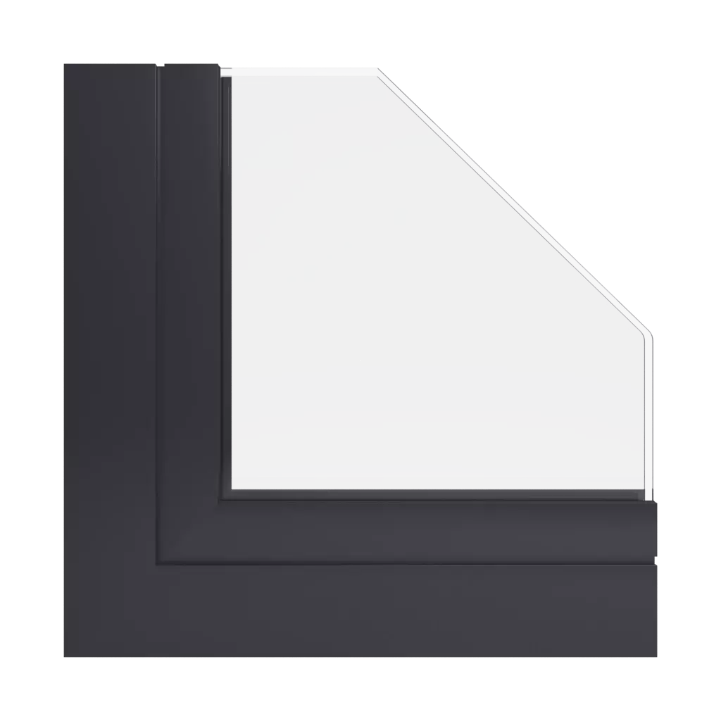 RAL 9004 Signal black windows window-profiles aluprof mb-sr50n-ei