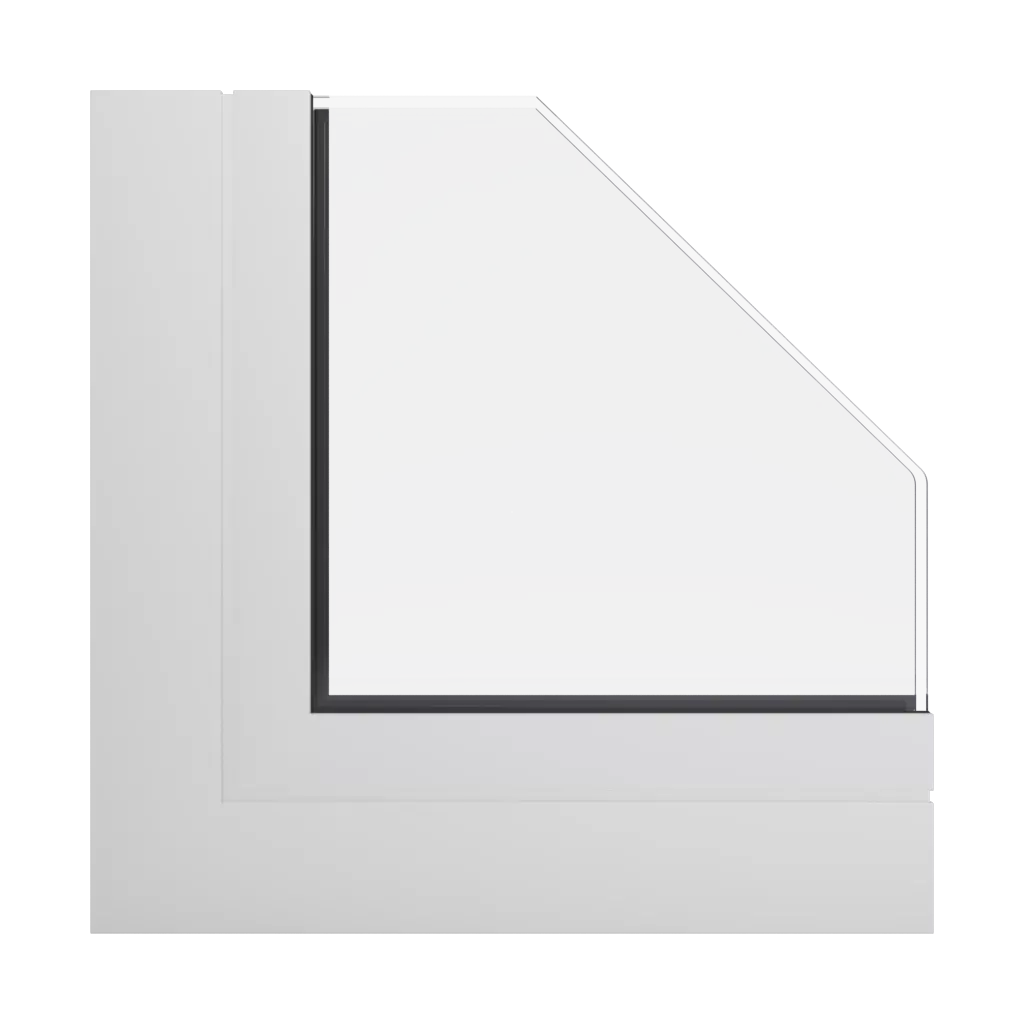 RAL 9010 Pure white windows window-profiles aliplast panorama