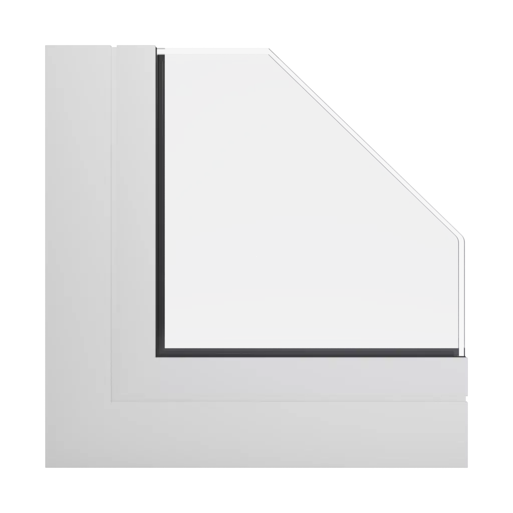 RAL 9010 Pure white windows types-of-windows four-leaf vertical-asymmetric-division-30-70 