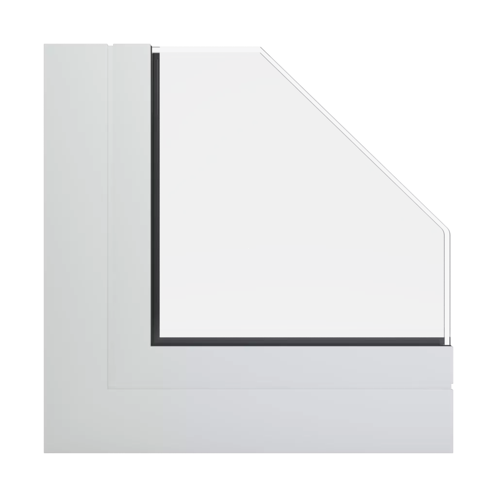 RAL 9016 Traffic white windows window-profiles ponzio pe78n