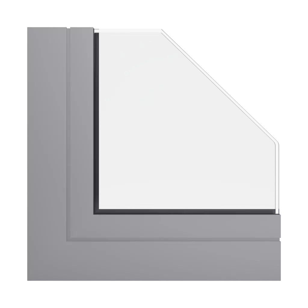 RAL 9022 Pearl light grey windows window-profiles ponzio pe68-hi