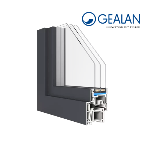 Gealan windows window-color gealan-colors signal-gray-smooth-ral-7004